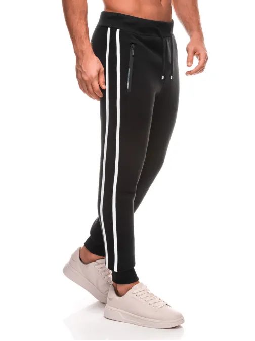 Tepláková trendy čierna súprava (mikina+tepláky) Z90