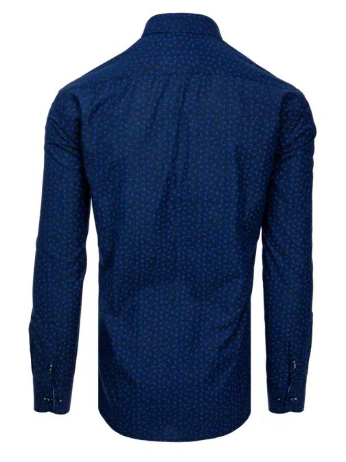 Nádherná granátová košeľa s jemným vzorom