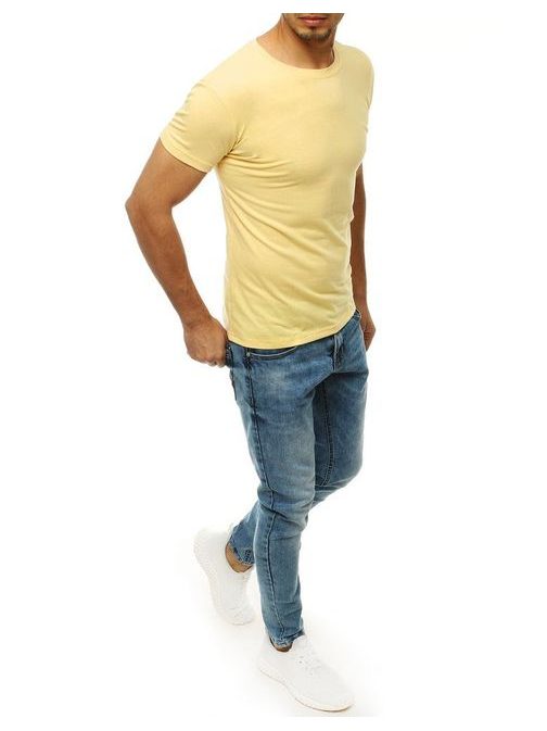 Jednoduché svetložlté tričko