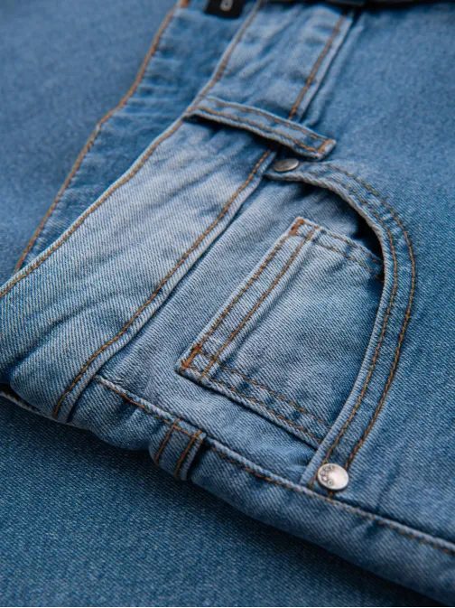 Moderné svetlomodré pánske rifle V1 PADP-0254