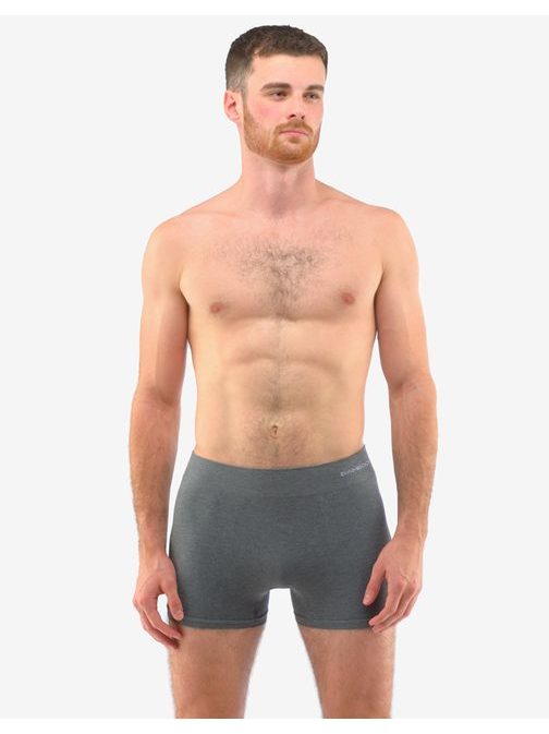 Pohodlné šedé pánske boxerky ECO bamboo