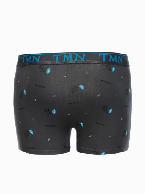 Jedinečné pánske boxerky grafitové U467