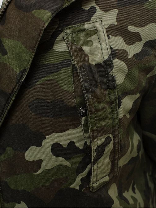 Army parka v svetlom maskáči AK-CLUB YL001