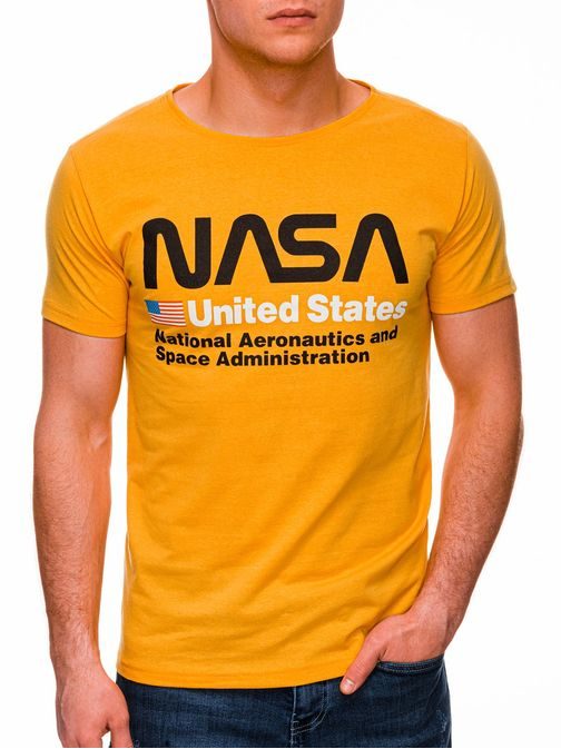 Žlté tričko NASA S1436