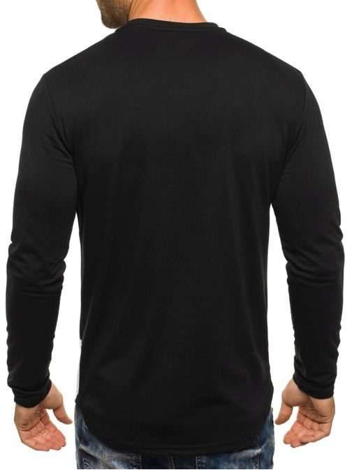 Skvelé STREET STAR MX119 tričko s dlhým rukávom v čiernej farbe