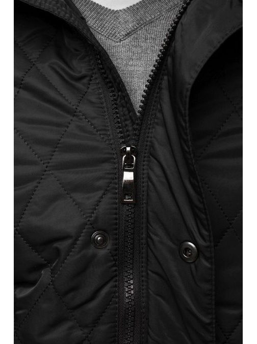Čierna jesenná bunda 9002