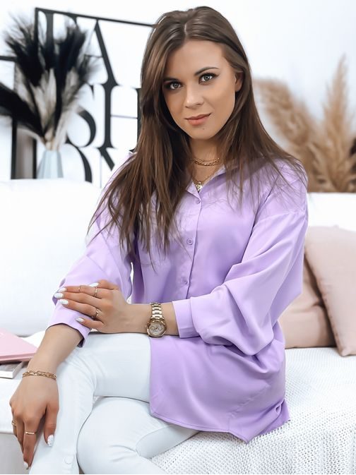 Elegantná dámska košeľa vo fialovej farbe Zussli