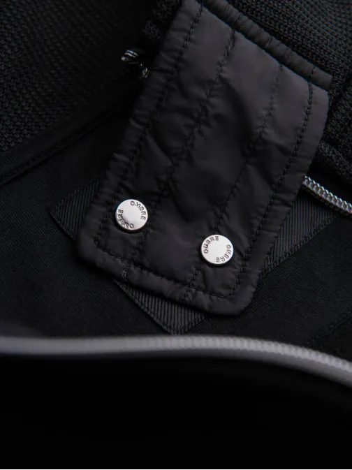 Trendy čierna bomber bunda V1 JANP-0154