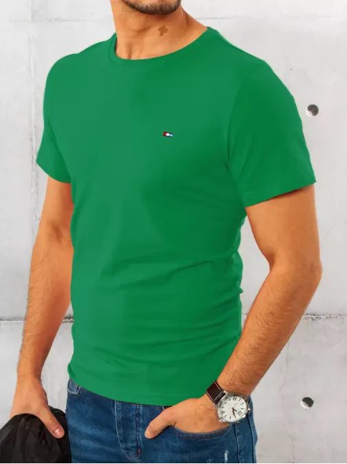 Decentné zelené tričko s krátkym rukávom