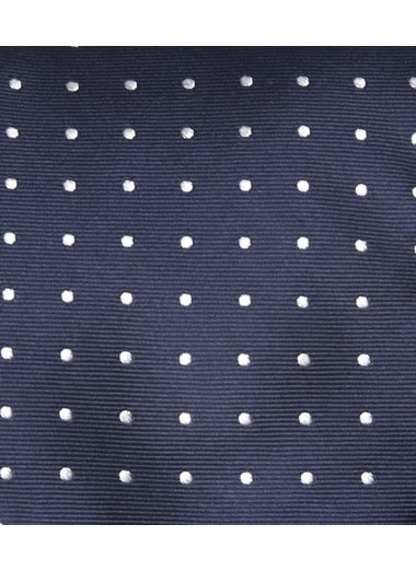 Navy kravata s bílými tečkami
