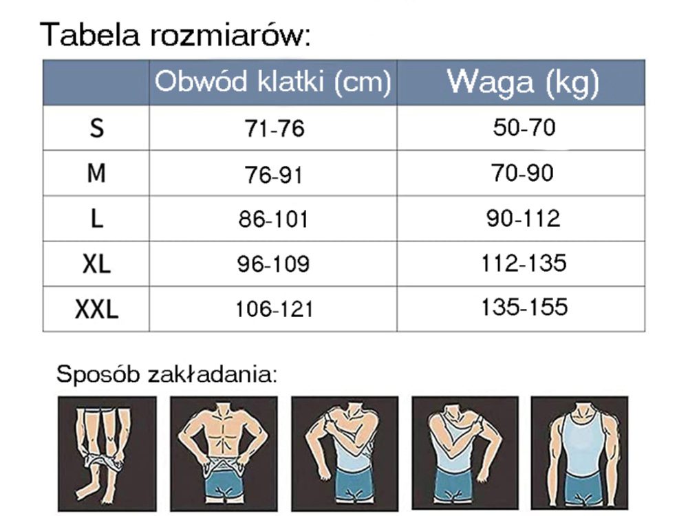 Popron.cz Pánské zeštíhlující tričko velikost M - černá
