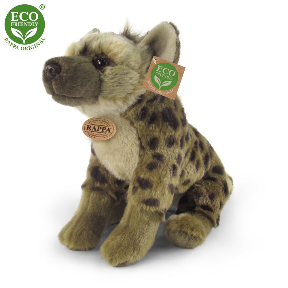 RAPPA Plyšová hyena 27 cm ECO-FRIENDLY