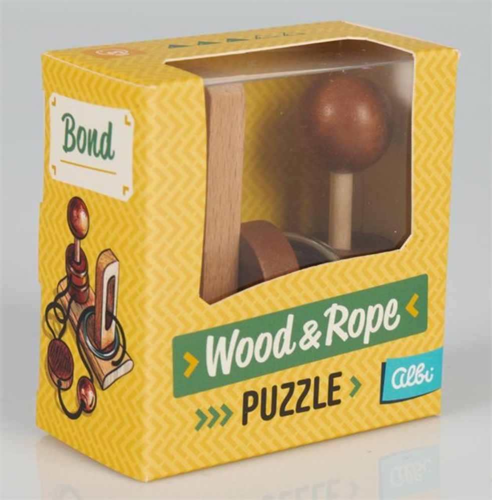 Albi Wood & Rope puzzle - Bond