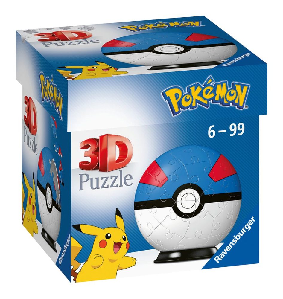 Ravensburger Puzzle-Ball Pokémon Motiv 2 - položka 54 dílků