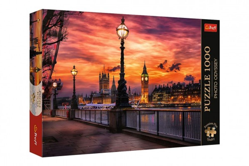 Trefl Puzzle Premium Plus - Photo Odyssey: Big Ben, Londýn 1000 dílků 68,3x48cm v krabici 40x27x6cm