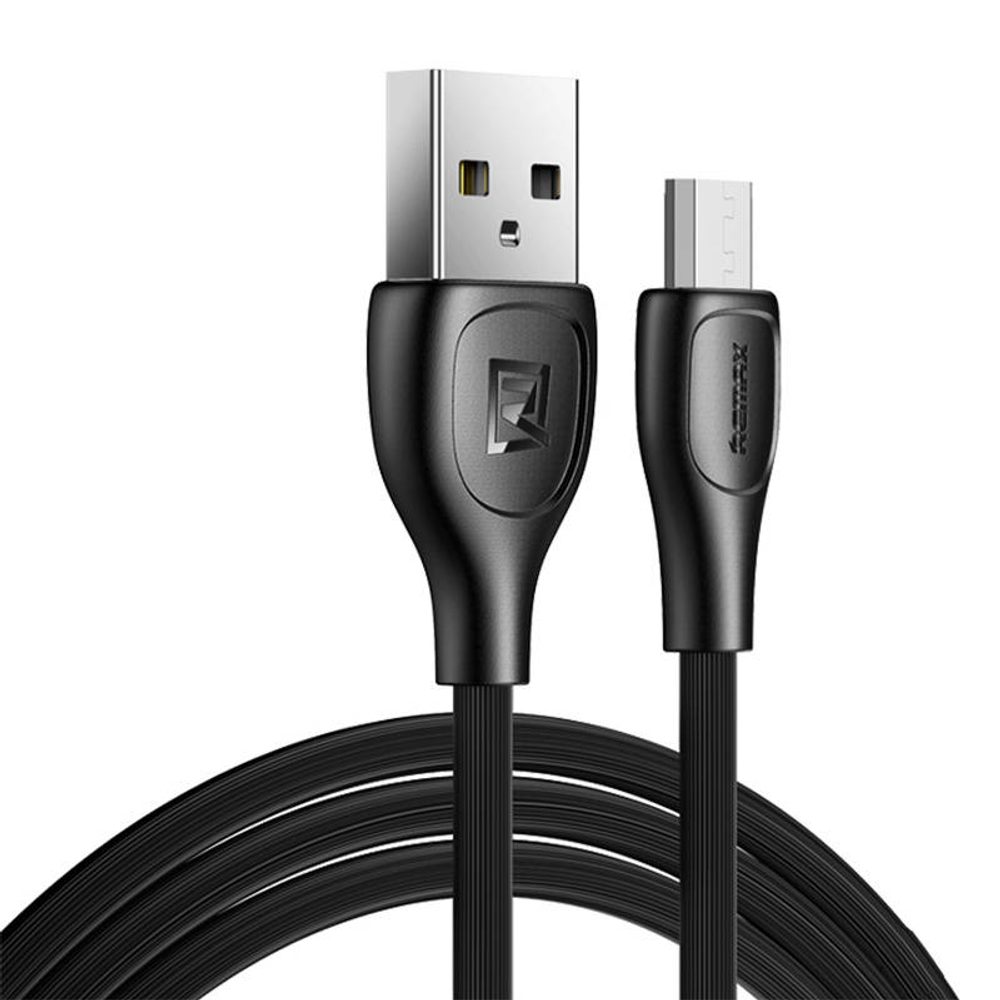 Remax Kabel USB Micro Remax Lesu Pro, 1 m, 2,1 A (černý)