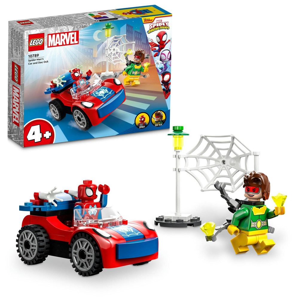 Lego Spider-Man v autě a Doc Ock