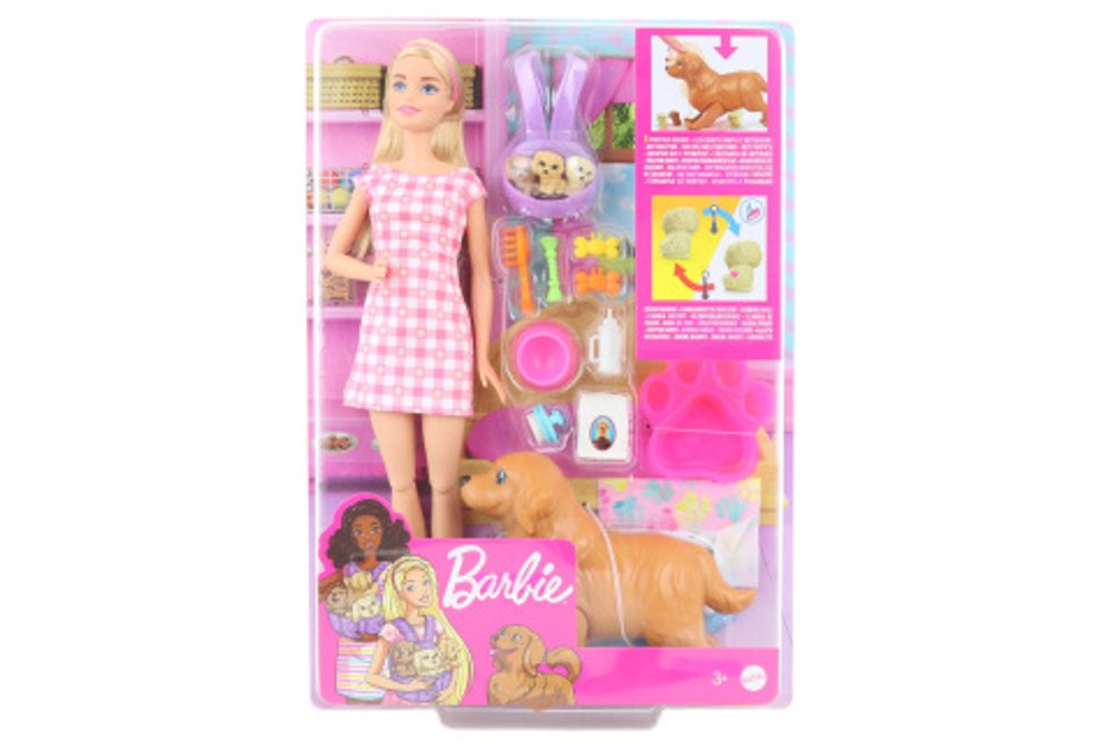 LAMPS Barbie Novorozená štěňátka HCK75