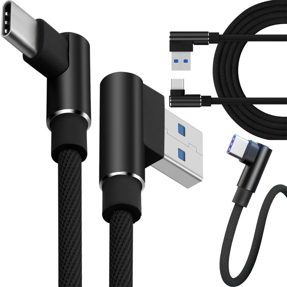 Verk Group 3v1 Nabíjecí kabel USB-C, Micro USB, iPhone - 1m