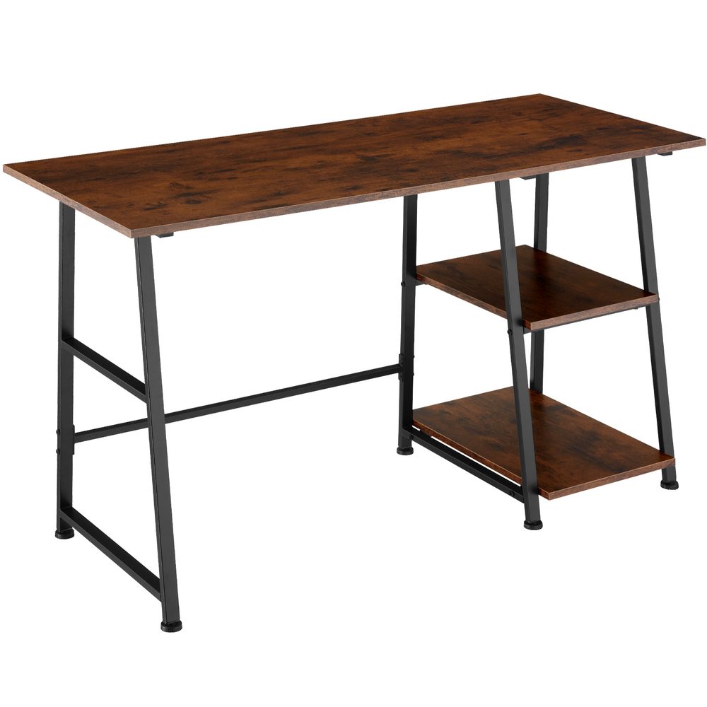 tectake 404696 psací stůl paisley 120x50x73,5cm - Industriální dřevo tmavé, rustikální - Industriální dřevo tmavé