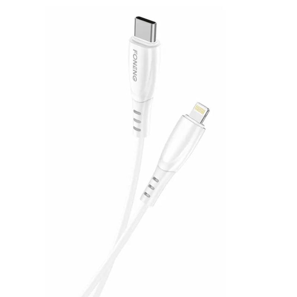 Foneng Kabel USB pro Lightning Foneng X75, 3A, 1m (bílý)