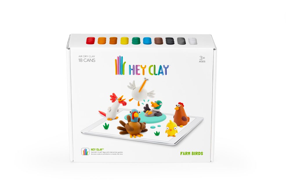 TM Toys HEY CLAY Ptáci z farmy