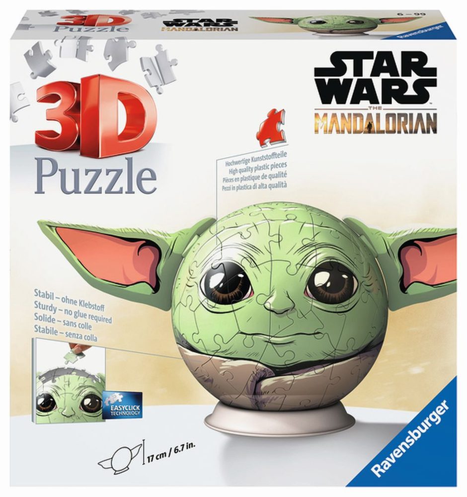 Ravensburger Puzzle-Ball Star Wars: Baby Yoda s ušima 72 dílků