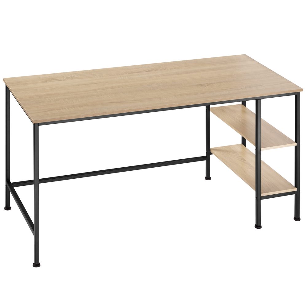 tectake 404227 psací stůl donegal 140x60x76,5cm - Industrial světlé dřevo, dub Sonoma - Industrial světlé dřevo
