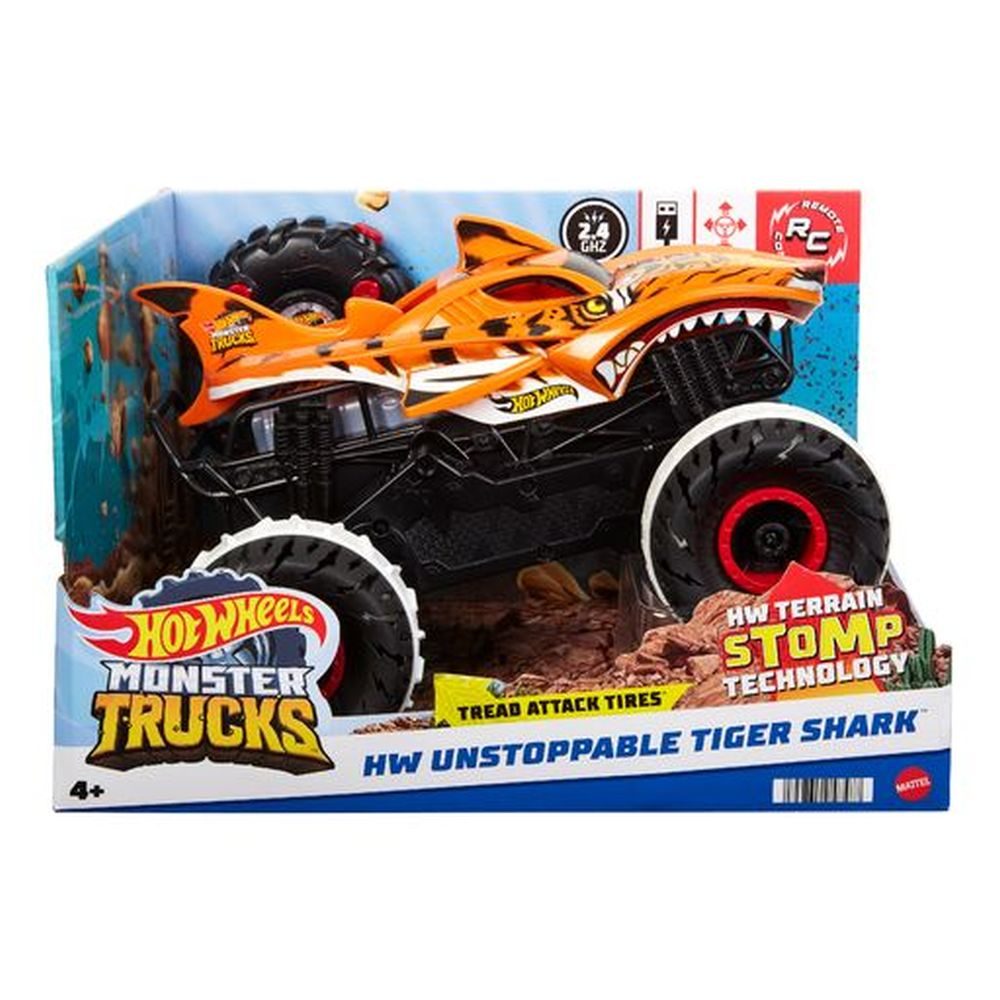 MATTEL HW R/C MONSTER TRUCK 1:15 TYGŘÍ ŽRALOK