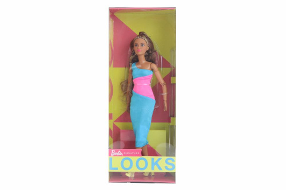 Popron.cz Barbie Looks brunetka s culíkem HJW82