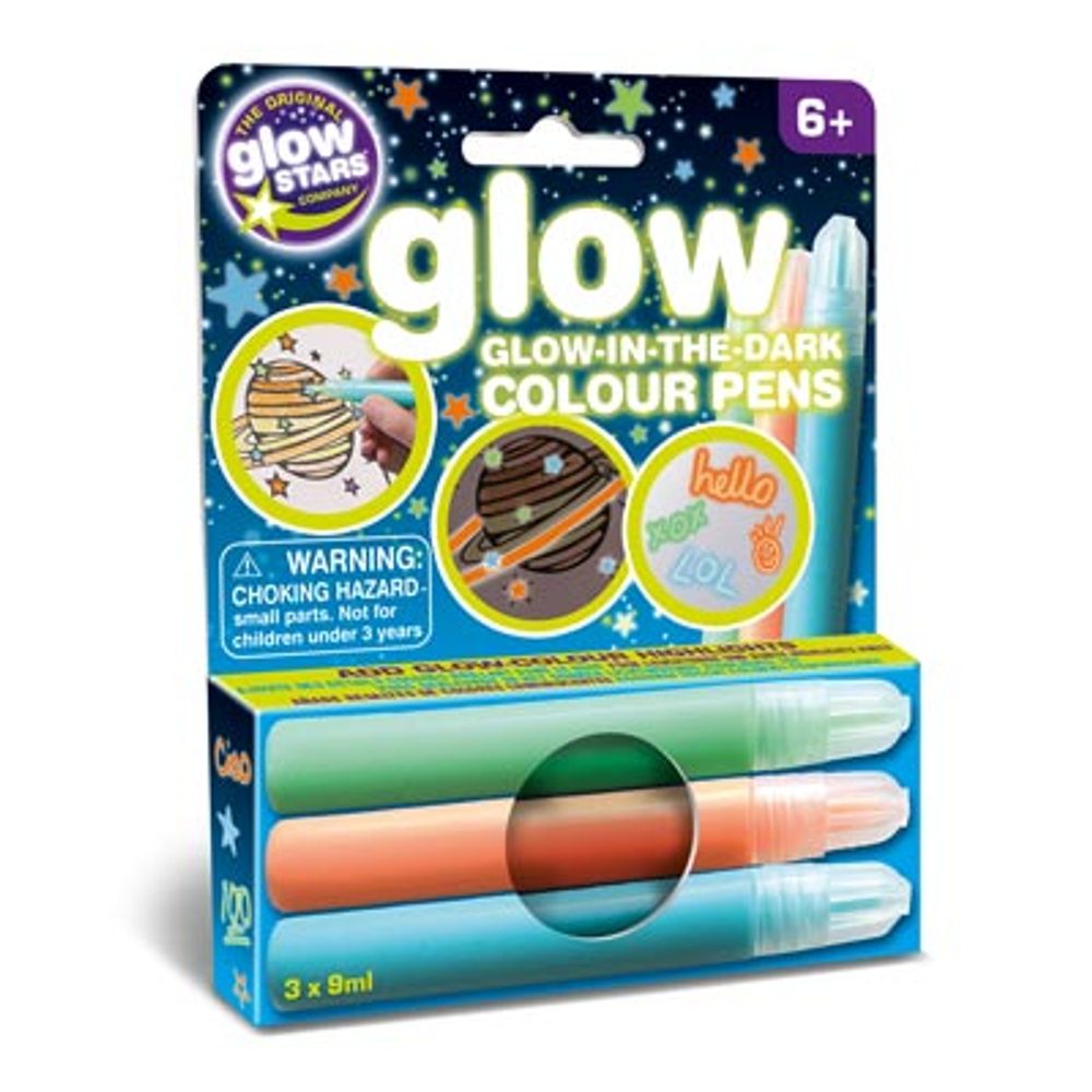 Levně GlowStars Glow barevné fixy 3ks