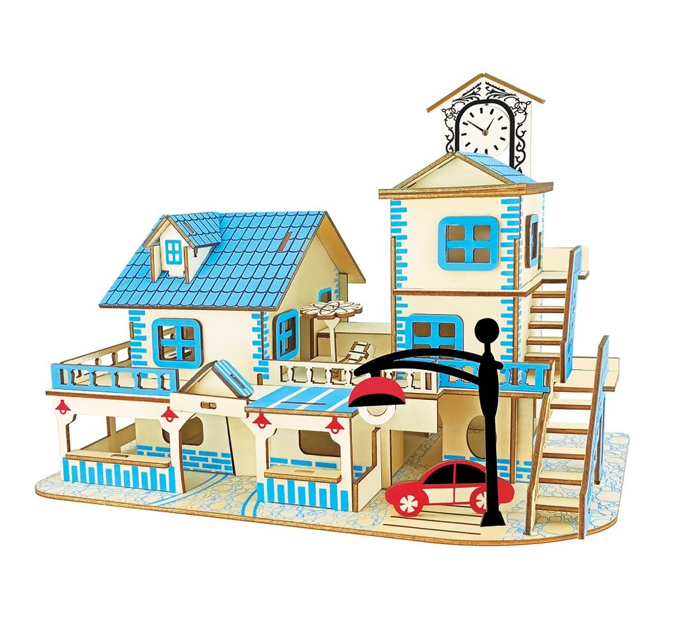 Woodcraft construction kit Woodcraft Dřevěné 3D puzzle Přímořská destinace