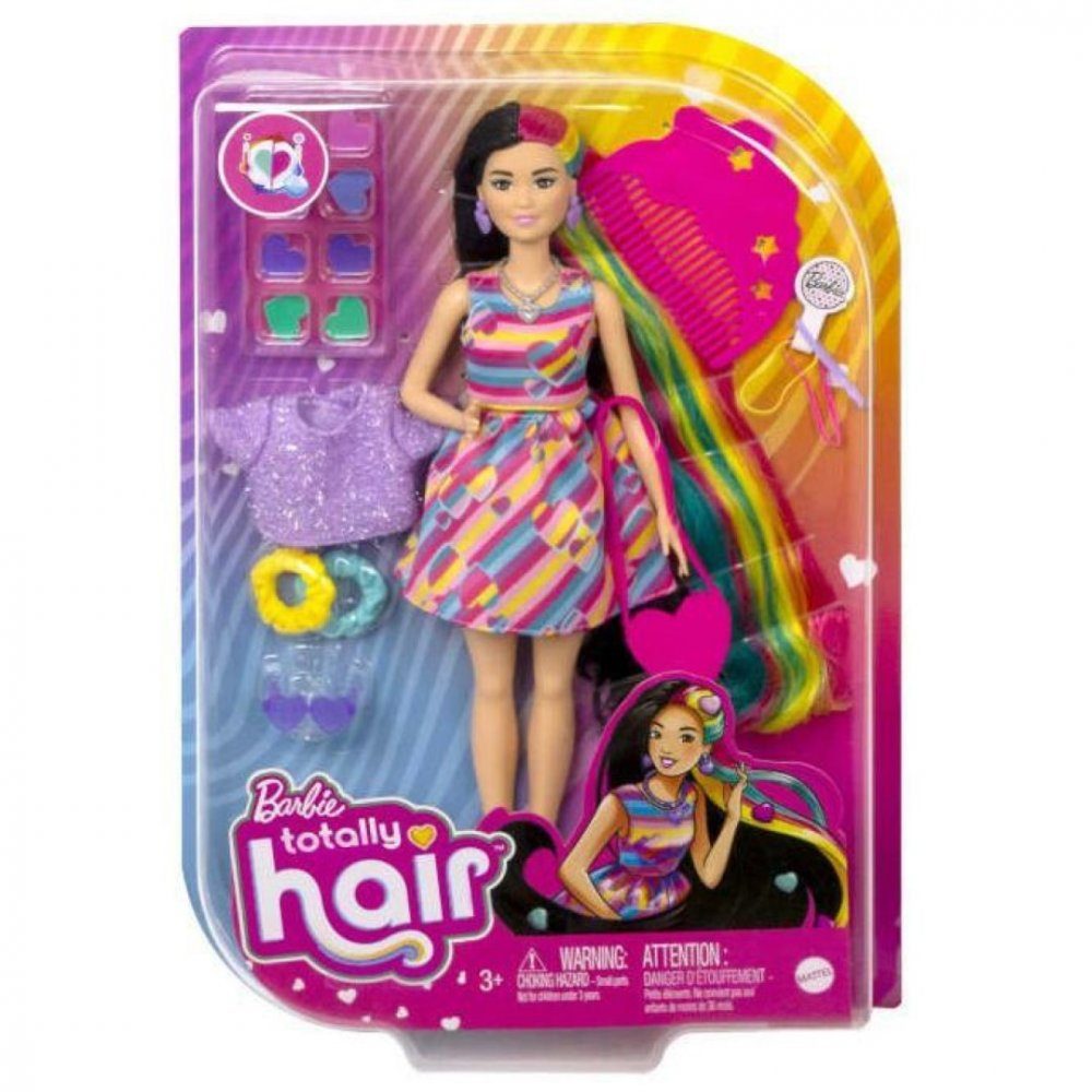 Popron.cz Barbie Totally Hair Fantastické vlasové kreace srdíčková - MATTEL