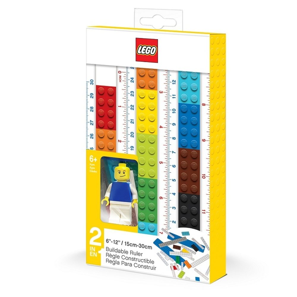 LEGO Stationery LEGO Pravítko s minifigurkou, 30 cm