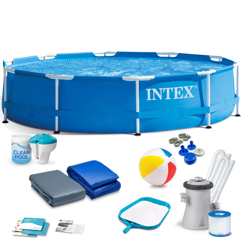 Intex Stojanový zahradní bazén 305 x 76 cm 16in1 INTEX 28202GN