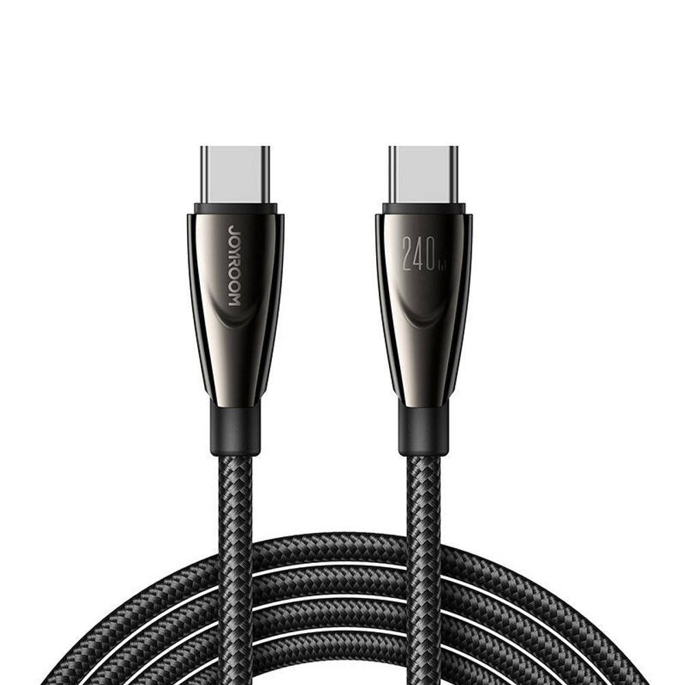 Joyroom Kabel Pioneer 240W USB C na USB C SA31-CC5 / 240W/ 1,2m (černý)