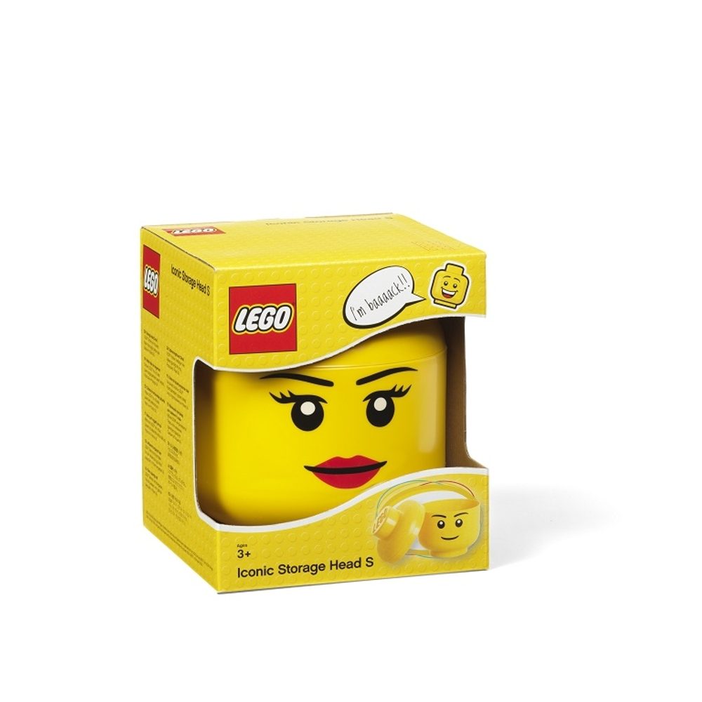 Popron.cz LEGO úložná hlava (velikost S) - dívka