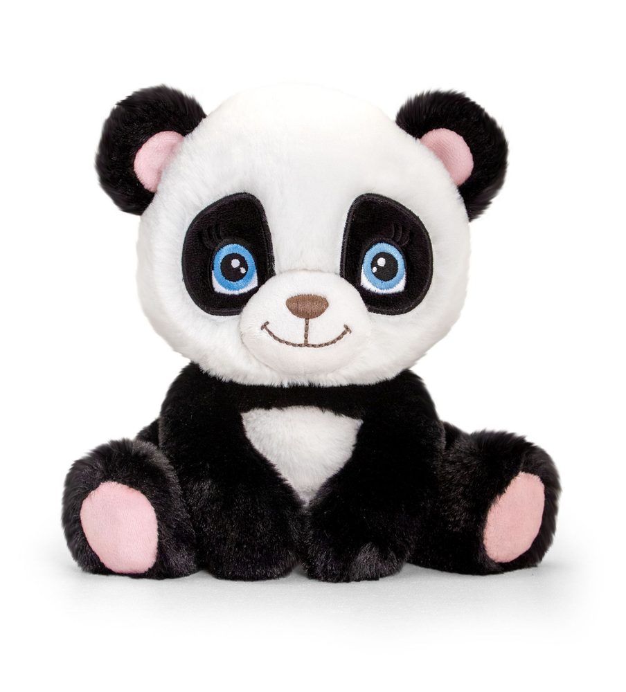 Keel Toys SE1089 Keeleco Panda - eko plyšová hračka 16 cm