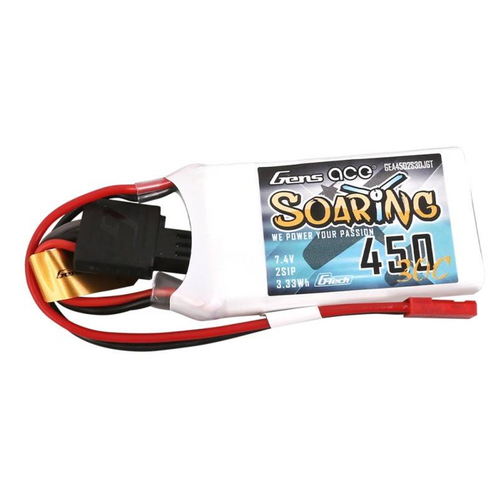 Gens ace Baterie Gens ace G-Tech Soaring 450mAh 7,4V 30C 2S1P JST-SYP