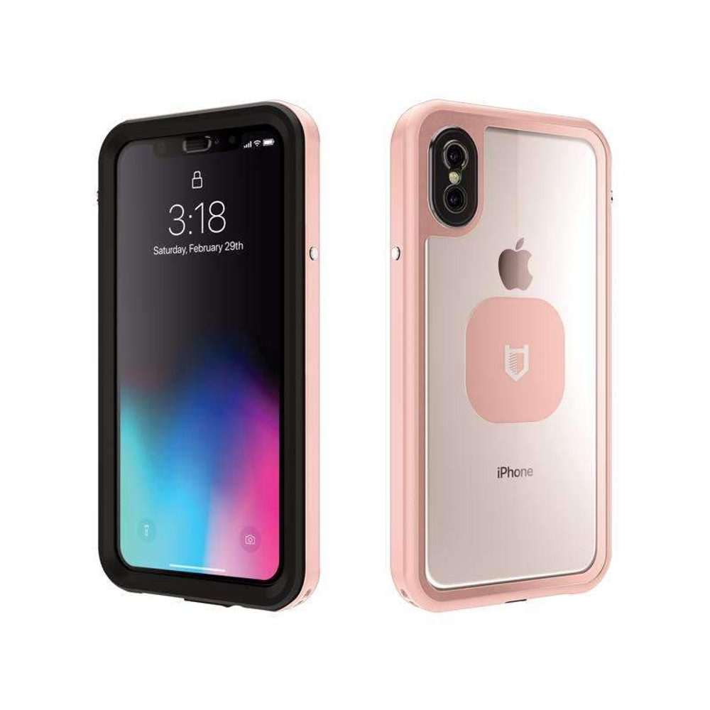 Hitcase Shield Link kryt pro iPhone X a XS - rose gold