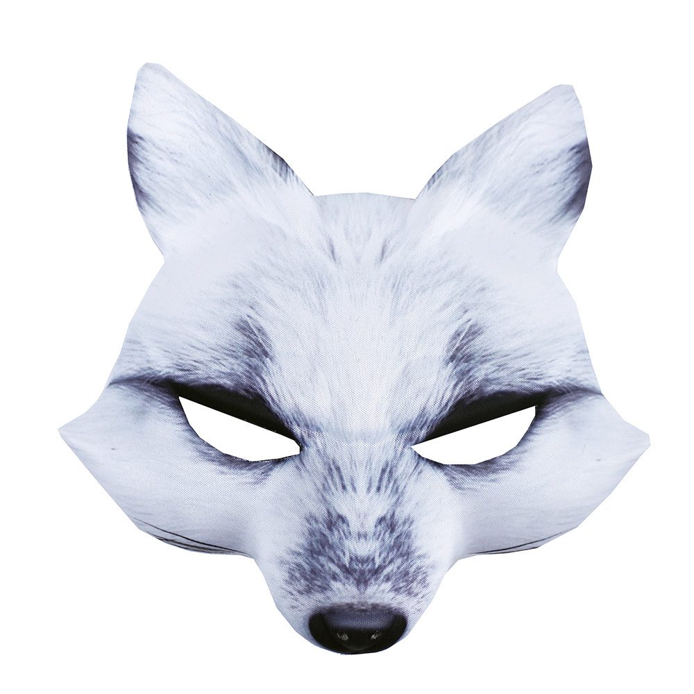 RAPPA Maska bílá liška