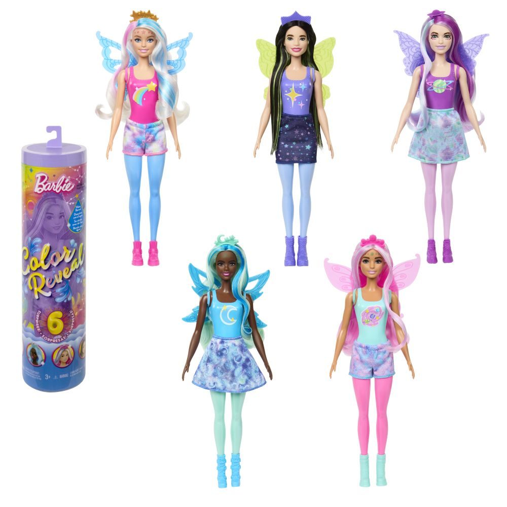 MATTEL BRB COLOR REVEAL BARBIE DUHOVÁ GALAXIE ASST