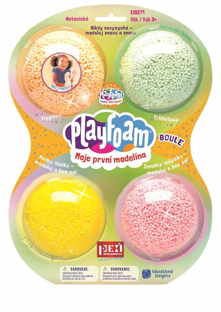 Pexi PlayFoam Boule 4pack-Třpytivé