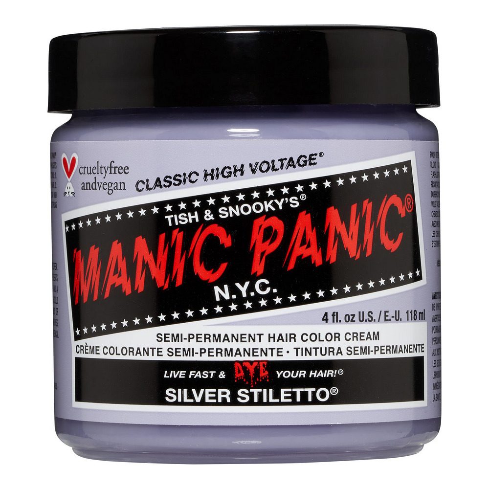 Popron.cz Trvalá barva Classic Manic Panic ‎612600110067 Silver Stiletto (118 ml)