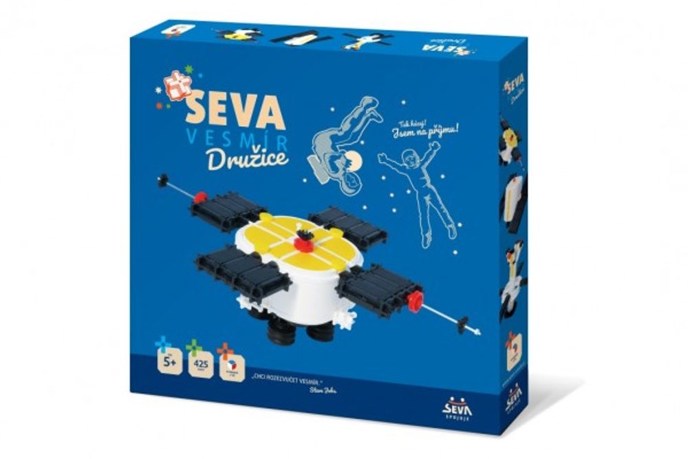 Vista Stavebnice Seva Vesmír Družice plast 425ks v krabici 35x33x5cm