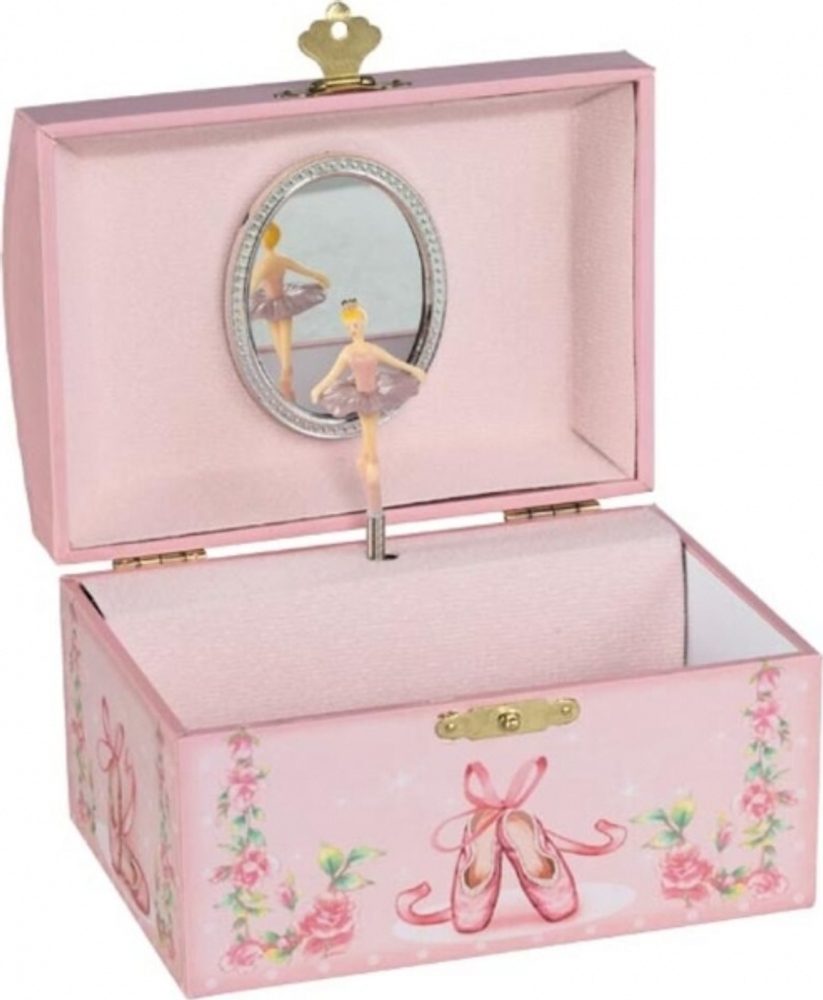 Goki Hrací skříňka/šperkovnice Balerína, Goki, světle růžová