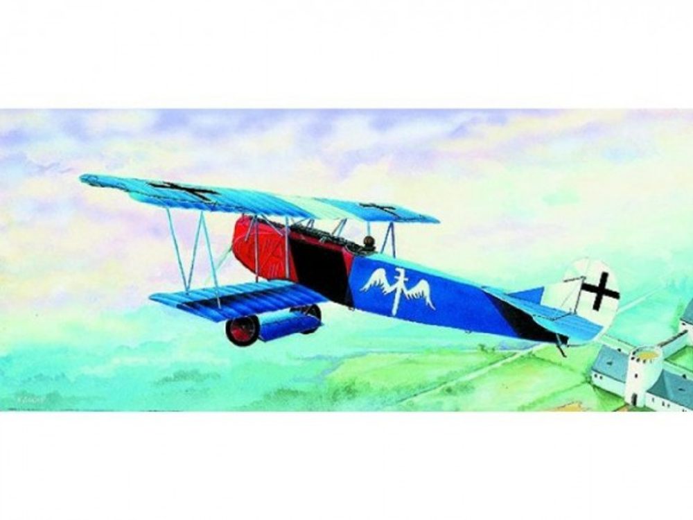 Směr Model Fokker D-8 15,2x19,3cm v krabici 31x13,5x3,5cm