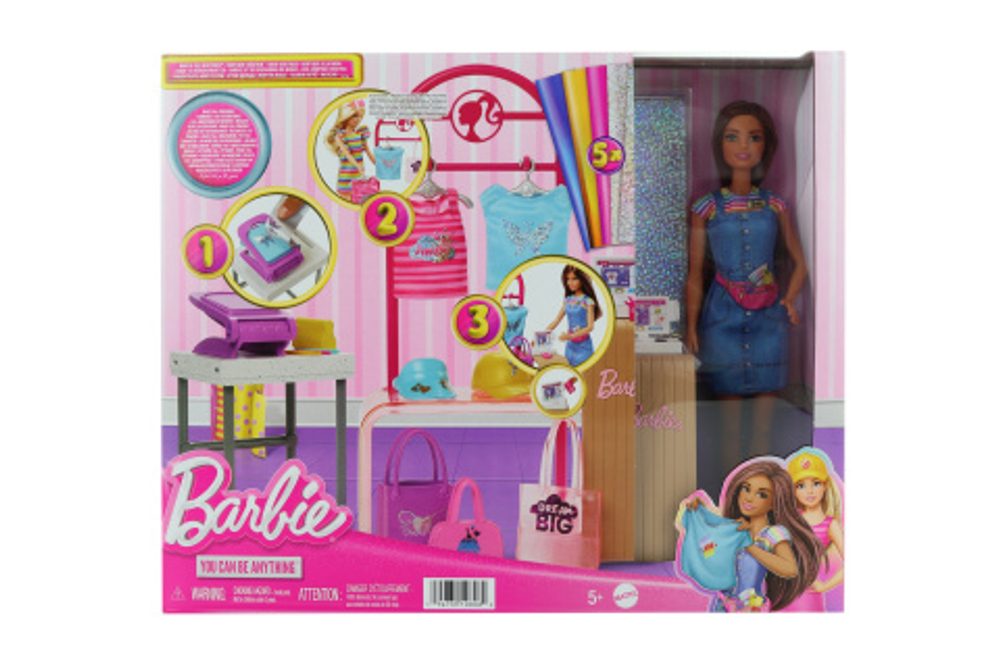 Popron.cz Barbie Módní design studio s panenkou HKT78