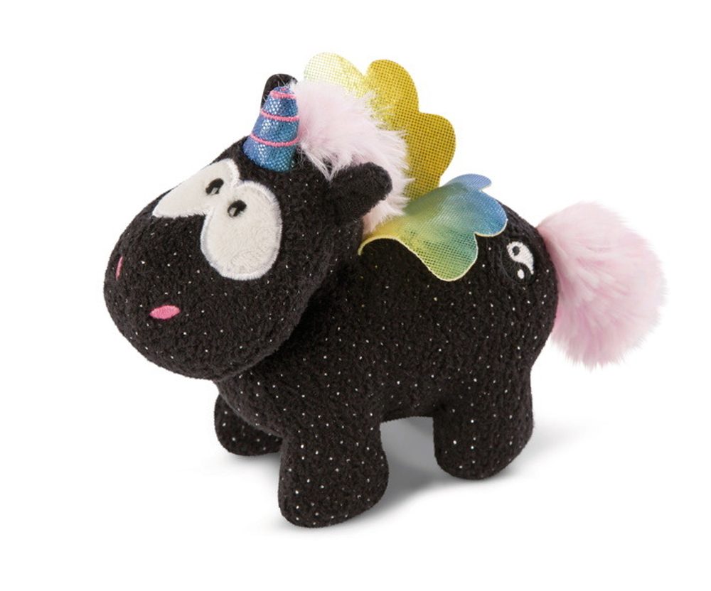 NICI Plyšový Jednorožec Rainbow Yin 13 cm stojící