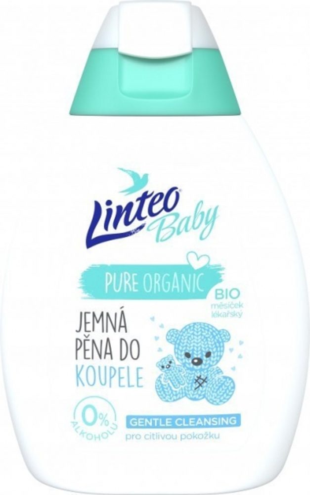 Linteo Baby Pěna do koupele s BIO měsíčkem lékařským LINTEO BABY